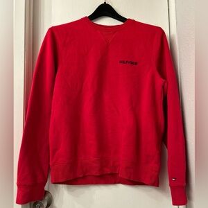 Tommy Hilfiger Classic Apple Red Crewneck Sweater